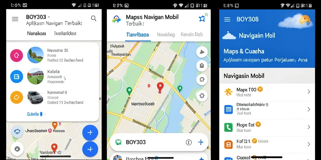 Tampilan antarmuka BOY303 yang intuitif dan informatif.
