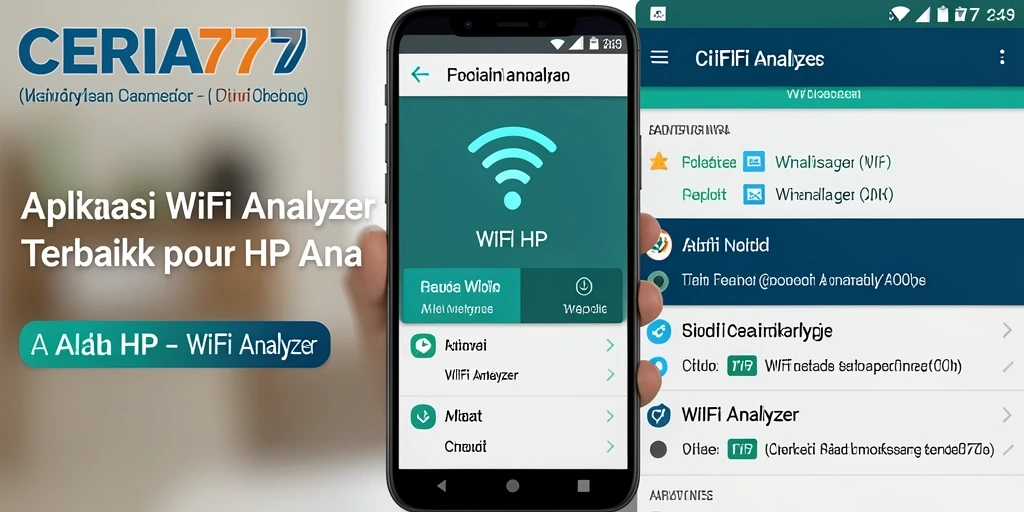 Antarmuka CERIA777 yang menunjukkan analisis jaringan WiFi yang jelas dan informatif.