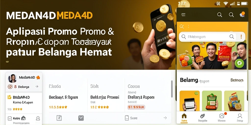Tampilan antarmuka MEDAN4D dengan berbagai kupon menarik.